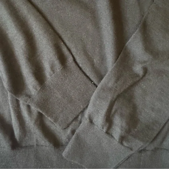 the row gaius black cashmere sweater size xs new with tags $1590